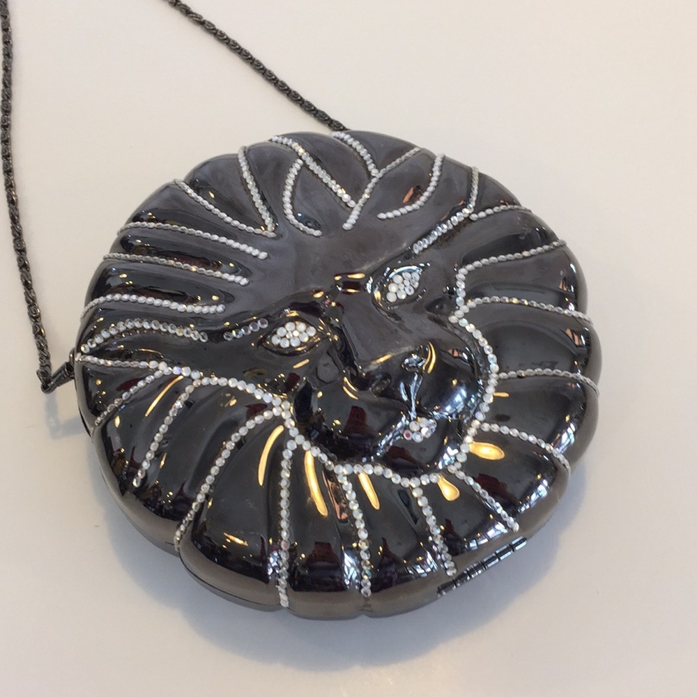 Vintage Lions Head Hard Shelled Crossbody Bag